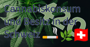 Cannabiskonsum und Besitz in der Schweiz
